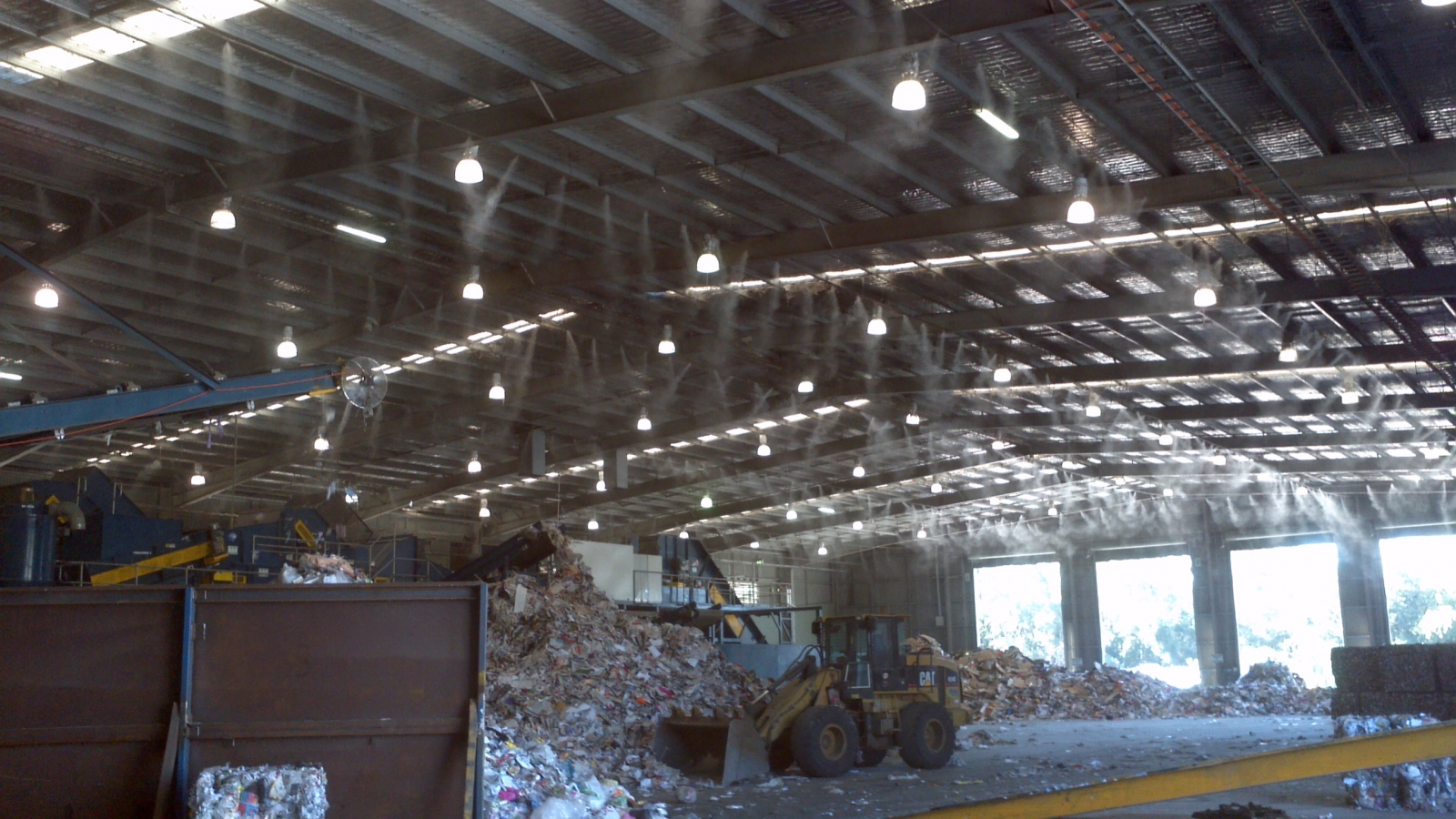 Hệ thống béc phun sương chống bụi