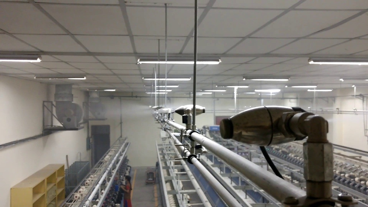 Hệ thống béc phun sương chống bụi công nghiệp